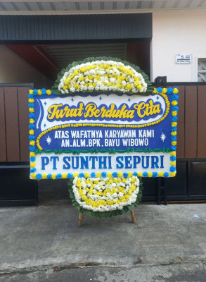 Papan Bunga Duka di Rantaupanjang