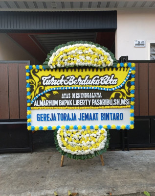 Papan Bunga Duka di Rantaupanjang